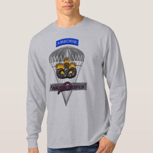 Speciaal ontworpen paratrooper in de lucht t-shirt (Voorkant)