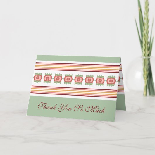 Speciaal ontworpen persoonlijke bedankt kaart (Voorkant)