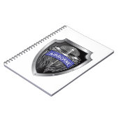 Speciaal ontworpen scharnierend boordschild notitieboek (Linkerzijde)