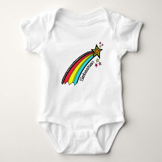 Speciaal ontworpen Shoots Star Space-Baby-training Romper (Voorkant)