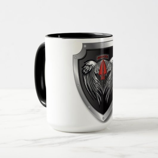 Speciaal ontworpen speciale Ops-patch van Wings Mok (Voorkant links)