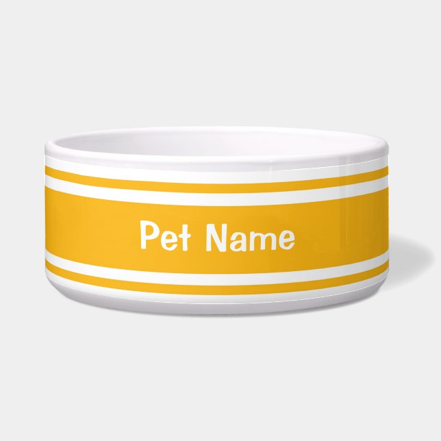 Speciaal ontworpen Sunshine Ceramic Pet Bowl Voerbakje (Voorkant)