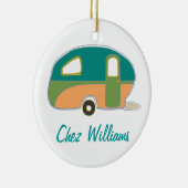 Speciaal ontworpen tapekaravan voor retro keramisch ornament (Rechts)