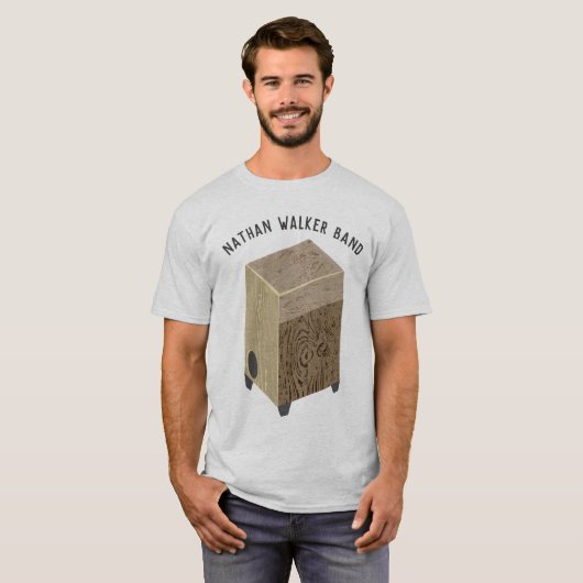 Speciaal ontworpen trommelband T-Shirt (Voorkant volledig)