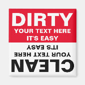 Speciaal ontworpen vuilniswasmachine magneet (Voorkant)