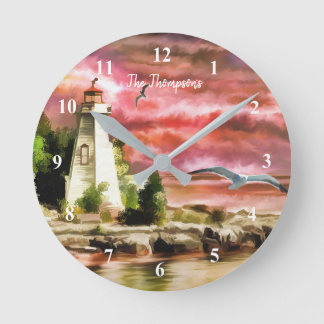 Speciaal ontworpen wandklok voor kunstvuurtoren