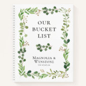 Speciaal onze Emmer-lijst Eucalyptus Greenery Notitieboek (Voorkant)