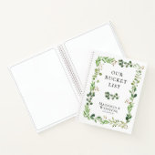 Speciaal onze Emmer-lijst Eucalyptus Greenery Notitieboek (Binnen)