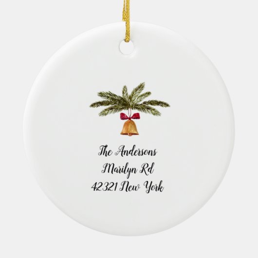 Speciaal onze nieuwe kerstversiering voor thuisgeb keramisch ornament (Achterkant)
