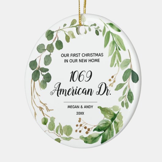 Speciaal onze nieuwe thuisgrilly kerst keramisch ornament (Links)