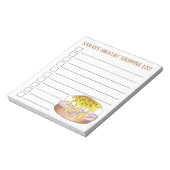 Speciaal op de markt brengen van groenten en fruit notitieblok (Linkerzijde)