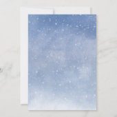 Speciaal op foto sneeuw Wereldbol voor fijne kerst Aankondiging (Achterkant)