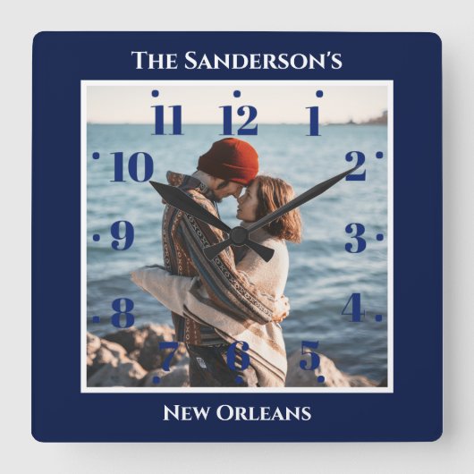 Speciaal op het Blauwe Vierkant van de Zeemacht af Vierkante Klok (Voorkant)