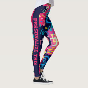Speciaal op maat gemaakte Abstracte graffiti kunst Leggings