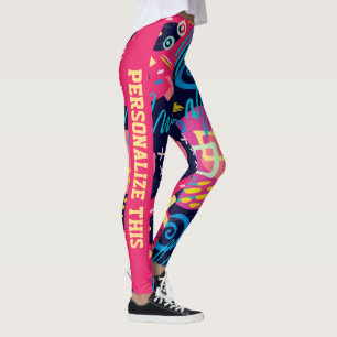 Speciaal op maat gemaakte Abstracte graffiti kunst Leggings