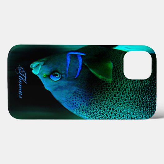 Speciaal op maat gemaakte aquariumvissen Case-Mate iPhone case (Achterkant (horizontaal))