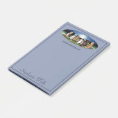 Speciaal op maat gemaakte blauwe maan honden Vrien Post-it® Notes (Schuin)