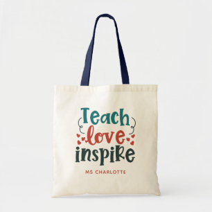 Speciaal op maat gemaakte Canvas tas van leraar