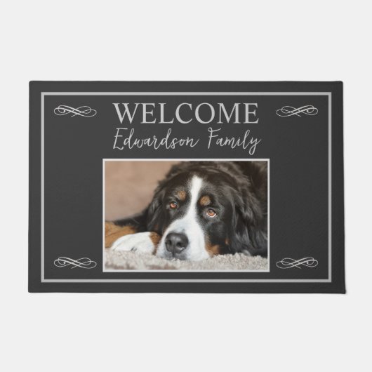 Speciaal op maat gemaakte foto, welkomstwoord deurmat (Voorkant)