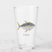 Speciaal op maat gemaakte tonijn glas (Voorkant)