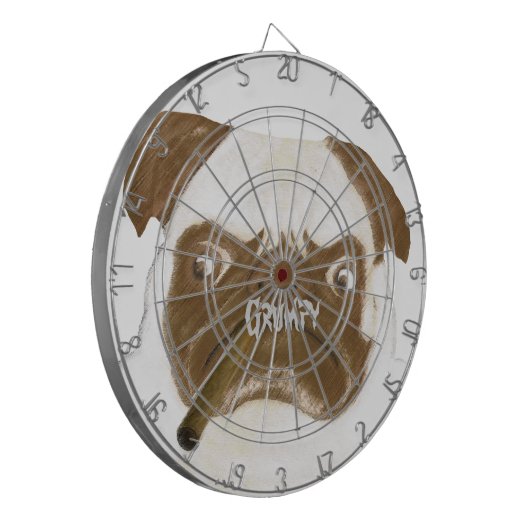 Speciaal op maat gesneden trompy-papegaai met Ciga Dartbord (Voorkant Links)