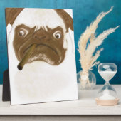 Speciaal op maat gesneden trompy-papegaai met Ciga Fotoplaat (Zijkant)