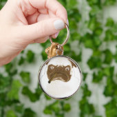 Speciaal op maat gesneden trompy-papegaai met Ciga Sleutelhanger (Hand)