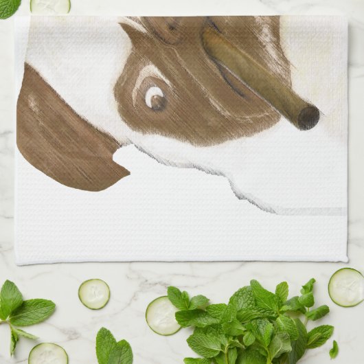 Speciaal op maat gesneden trompy-papegaai met Ciga Theedoek (Gevouwen)