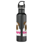 Speciaal op maat gesneden trompy-papegaai met Ciga Waterfles (Voorkant)