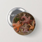 Speciaal op naam: Starfish/Zee Star Foto 4 Ronde Button 5,7 Cm (Voorkant /achterkant)