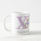 Speciaal op naam Xaviera en Eerste Initiaal. Koffiemok (Links)