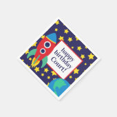 Speciaal op ruimteraketten gebaseerde Napkins Servet (Hoek)