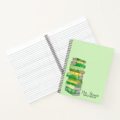 Speciaal op school uitgeruste laptop (groen) notitieboek (Binnen)