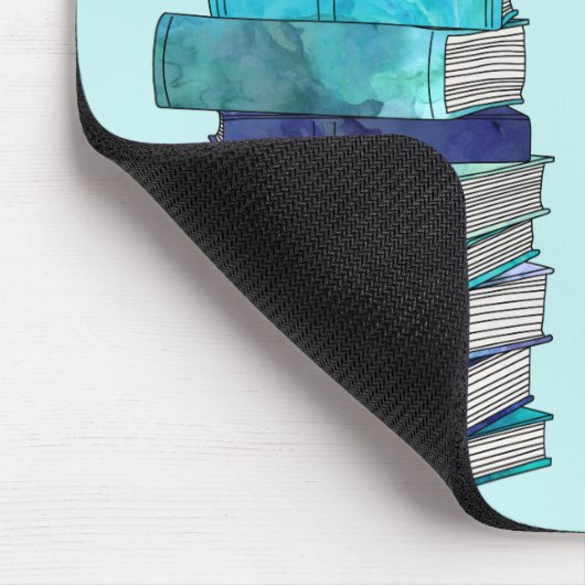 Speciaal op school uitgeruste Mousepad (blauw) Muismat (Hoek)