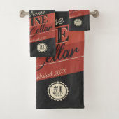 Speciaal op wijn gerichte ijskast voor flessengte bad handdoek (Insitu)