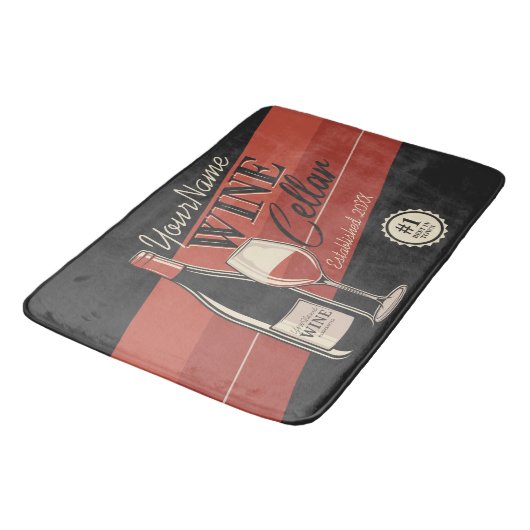 Speciaal op wijn gerichte ijskast voor flessengte badmat (Gekanteld)