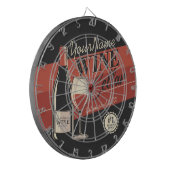 Speciaal op wijn gerichte ijskast voor flessengte dartbord (Voorkant Links)