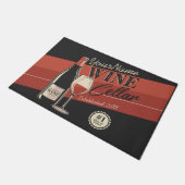 Speciaal op wijn gerichte ijskast voor flessengte deurmat (Schuin)