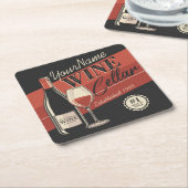 Speciaal op wijn gerichte ijskast voor flessengte kartonnen onderzetters (Schuin)