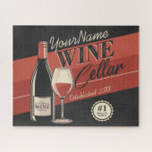 Speciaal op wijn gerichte ijskast voor flessengte legpuzzel (Horizontaal)