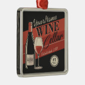 Speciaal op wijn gerichte ijskast voor flessengte metalen ornament (Rechts)