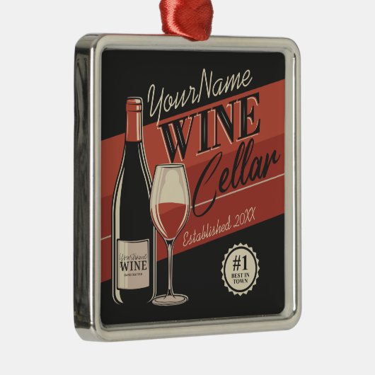 Speciaal op wijn gerichte ijskast voor flessengte metalen ornament (Rechts)