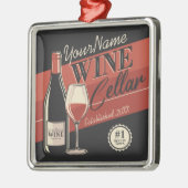 Speciaal op wijn gerichte ijskast voor flessengte metalen ornament (Links)