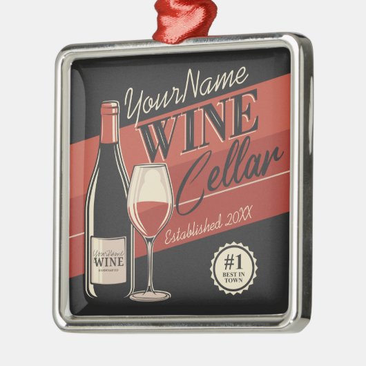Speciaal op wijn gerichte ijskast voor flessengte metalen ornament (Links)