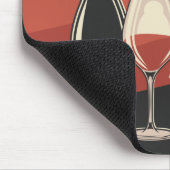 Speciaal op wijn gerichte ijskast voor flessengte muismat (Hoek)