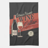 Speciaal op wijn gerichte ijskast voor flessengte theedoek (Verticaal)