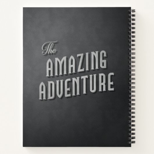 Speciaal opgeruimd Adventure-reisblad Notitieboek (Achterkant)