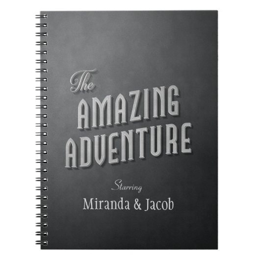 Speciaal opgeruimd Adventure-reisblad Notitieboek (Voorkant)