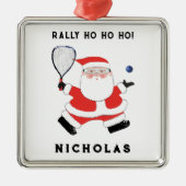 Speciaal opneembaar Racquetball Metalen Ornament (Voorkant)