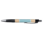 Speciaal Oranje en Aqua Diamonds patroon Pen (Bodem)